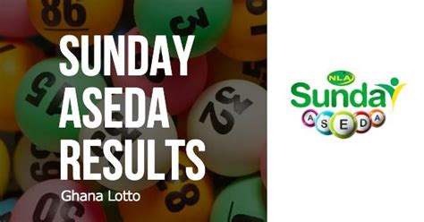 aseda lotto result|sunday aseda results.